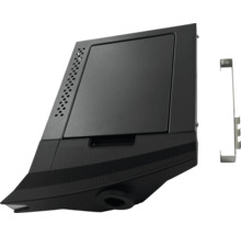 Hotte aspirante avec pièces de fixation