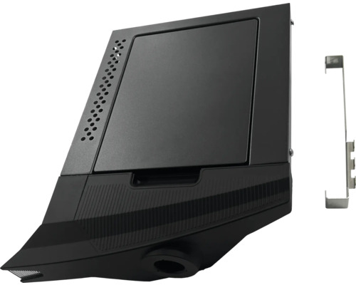 Hotte aspirante avec pièces de fixation