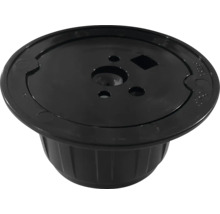 Insert en plastique noir avec trous