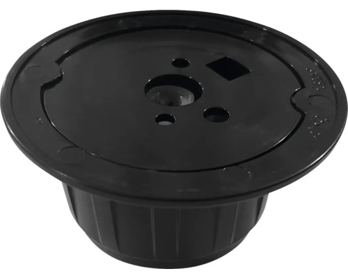 Insert en plastique noir avec trous