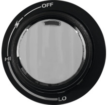 Bouton rotatif avec les réglages Arrêt, Haut et Bas