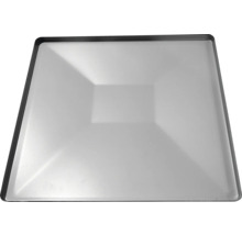 Receveur de douche carré avec design plat et bord noir