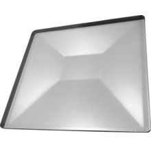 Insert de plafond LED carré avec cadre noir