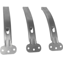 Trois supports de suspension métalliques pour fixation de radiateur