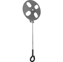 Bêche à trous en métal avec dispositif de suspension