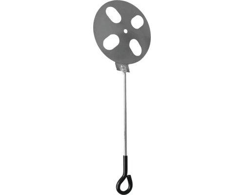 Bêche à trous en métal avec dispositif de suspension