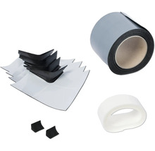 Accessoires de gouttière comprenant l''angle de gouttière, la bande d''étanchéité, l''angle intérieur et la sortie
