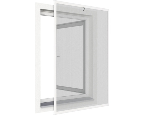 Fenêtre coulissante avec moustiquaire en utilisation