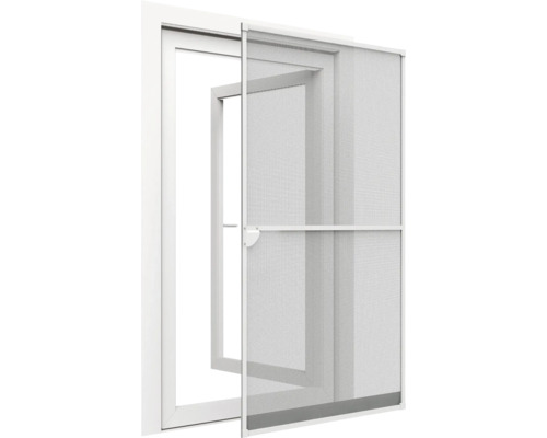 Geöffnetes Insektenschutz-Schiebefenster