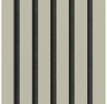 Panneau mural avec structure à lamelles