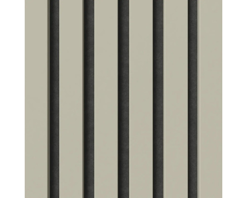 Panneau mural avec structure à lamelles