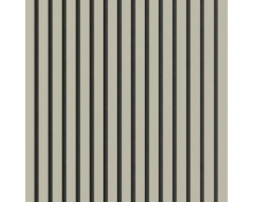 Panneau décoratif avec des lattes en bois pour le revêtement mural et de plafond