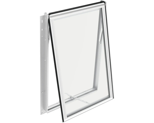 Fenêtre de cave basculante en plastique avec cadre