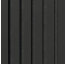 Gros plan de panneaux muraux avec rainures à des fins décoratives