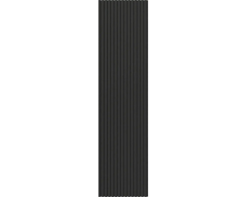 Panneaux muraux intérieurs sombres et rainurés