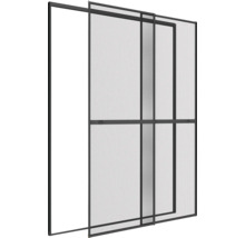 Insektenschutz-Schiebetür mit Aluminiumrahmen und feinmaschigem Netz