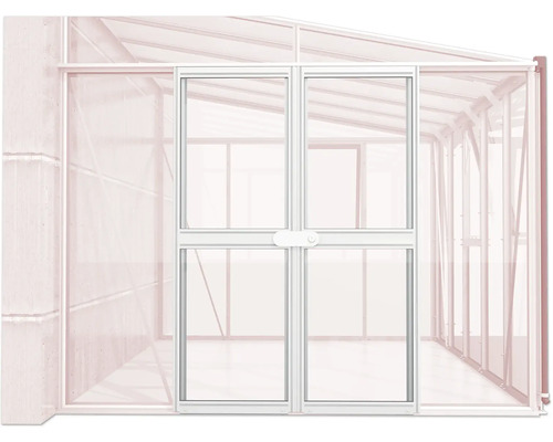 Serre avec double porte