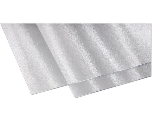 Plaque en polystyrène 2.5x1000x2000 mm Cincilla transparente Plaques ondulées en plastique