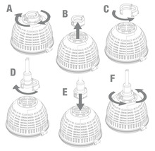 Illustration du manuel d''installation d''un filtre de bassin