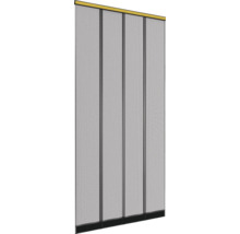 Porte coulissante anti-insectes à quatre éléments