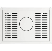 Couvercle avec fentes d''aération et évidement circulaire