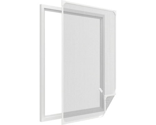 Pollenschutz home protect Magnetrahmen ohne Bohren weiss 120x140 cm Insektenschutzgitter mit Rahmen für Fenster
