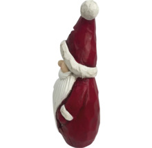 Dekorative Weihnachtsmannfigur mit roter Mütze und weißem Bart