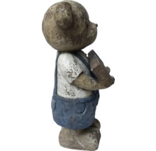 Figurine décorative ours avec tonneau