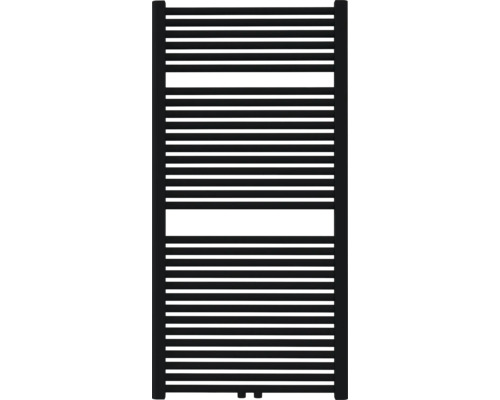 Rotheigner Badheizkörper CLASSIC-M 1215 x 600 mm schwarz matt mit Mittelanschluss