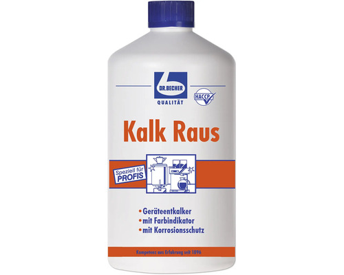 Produit anti-calcaire "Kalk Raus" Dr. Becher 1 l Dr. Becher Kalk Raus Détartrant pour appareils