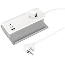 Multiprise avec ports USB et fiche secteur