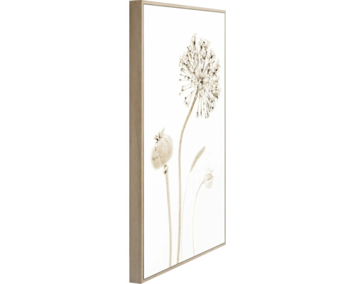 Gerahmtes Wandbild mit floralem Motiv