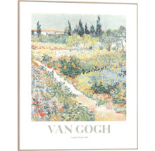Gemälde im Rahmen, Van Gogh, Le Jardin d''Arles, 1888
