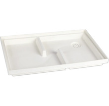 Receveur de douche blanc avec écoulement