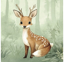 Illustration d''un cerf dans la forêt