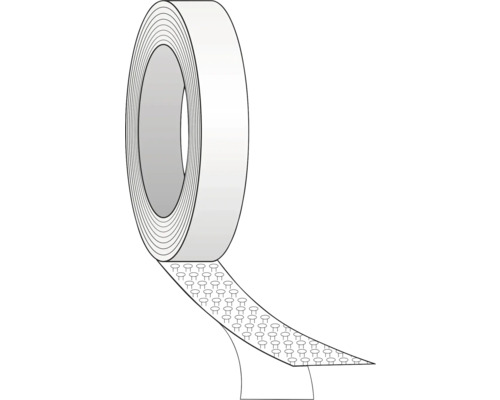 Rouleau de ruban adhésif double face à picots