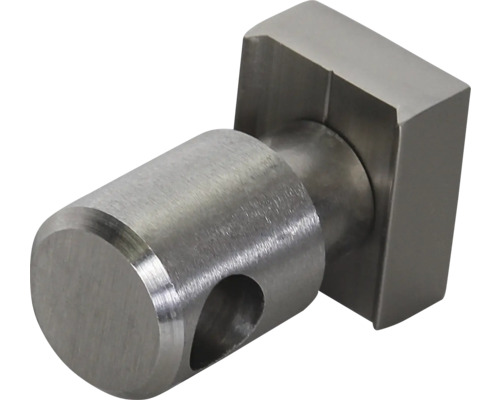 Ferrure métallique avec élément cylindrique et rectangulaire