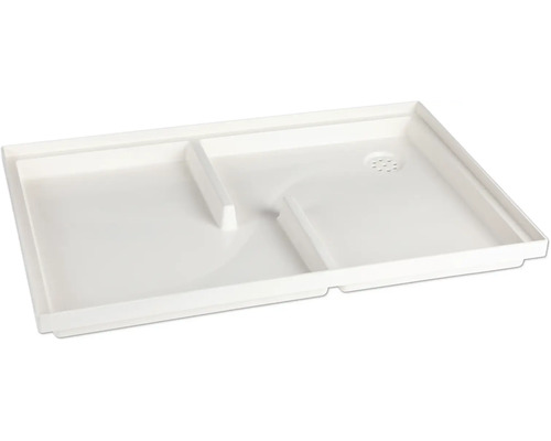 Bac de récupération pour paillasson 100x50x7cm sans grille Receveur de douche en acrylique avec drain