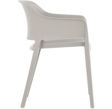 Kunststoffstuhl mit Armlehnen