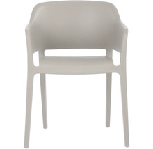 Stuhl aus Kunststoff mit Armlehnen