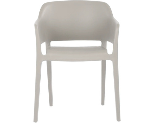 Stuhl aus Kunststoff mit Armlehnen