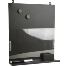 Magnetische Glas-Memoboard mit Stift, Magneten und Schwamm