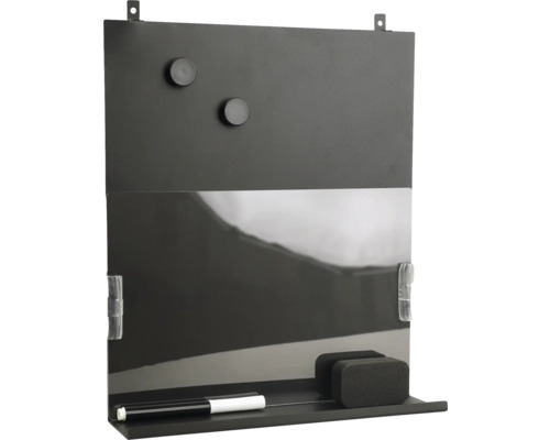 Magnetische Glas-Memoboard mit Stift, Magneten und Schwamm