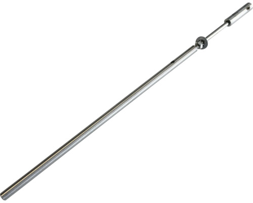 Tige métallique avec écrou et rondelle