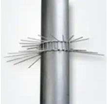 Taubenabwehr Spike auf Metallstange zur Vogelabwehr
