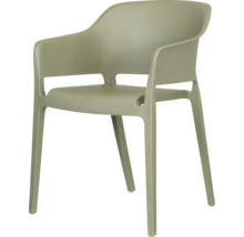 Kunststoffstuhl mit Armlehnen