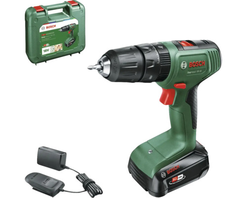Perceuse-visseuse à percussion sans fil Bosch EasyImpact 18V, sans batterie ni chargeur Visseuse à percussion sans fil Bosch EasyImpact 18V-38 avec coffret, chargeur et batterie