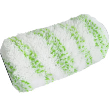 Rouleau de nettoyage avec fibres blanches et vertes