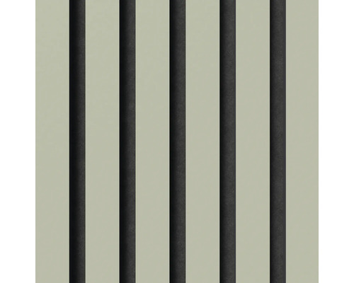 Panneau décoratif avec des nervures verticales pour le revêtement mural