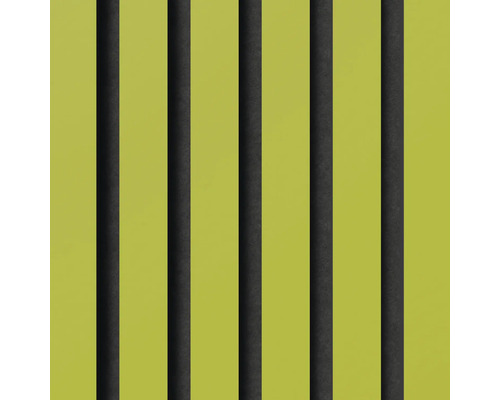 Akustikpaneel mit Holzstreifen auf Filz